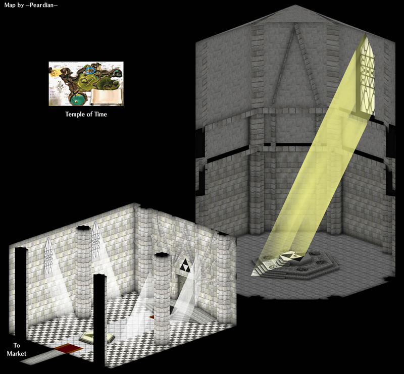 Illustration for article titled The Water Temple Doesn't Seem Difficult In These Ocarina of Time Maps